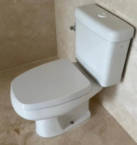 vaso sanitário deca caixa acoplada e assento novo