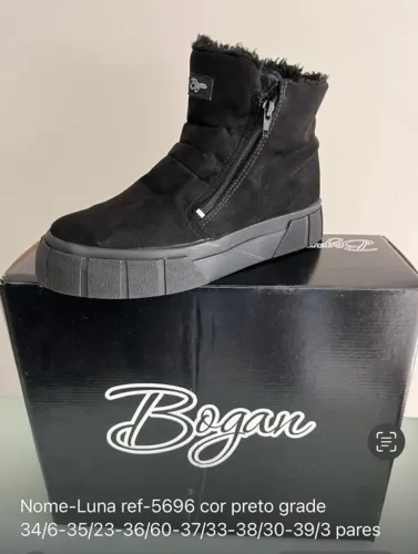 Lote de Botas Bogan com zíper