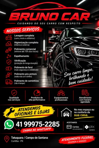 Polimento e higienização