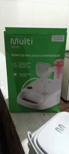 1 inalador compressor multi saúde 2 massageador para os pés