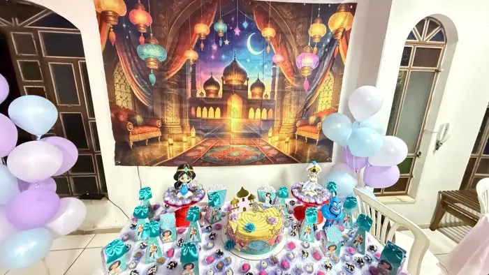 Painel bonito de castelo