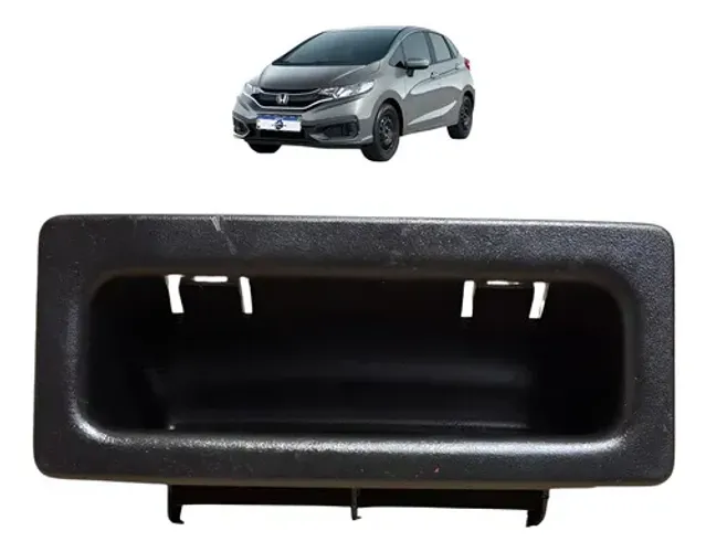 Porta Trecos Painel Honda Fit 2004 2005 2006 2007 2008 Preto