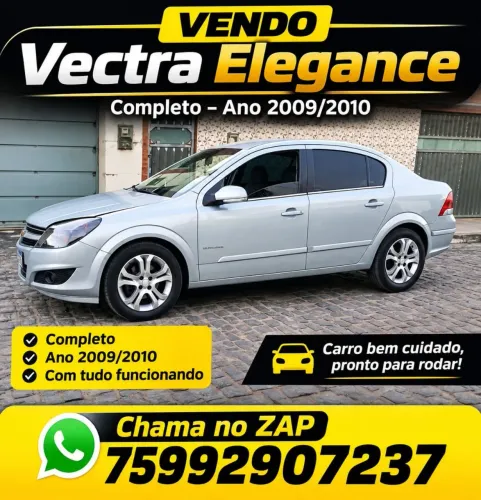 Chevrolet Vectra Elegan. 2.0 MPFI 8V Flexpower MEC 2010