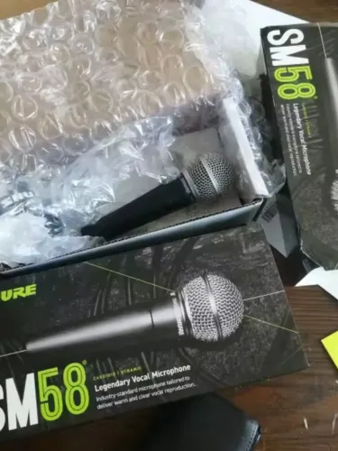 Microfone Dinâmico Shure SM58 - Primeira Linha Premium
