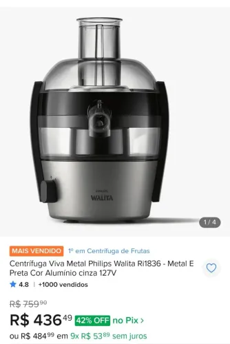 Centrífuga Philips Walita