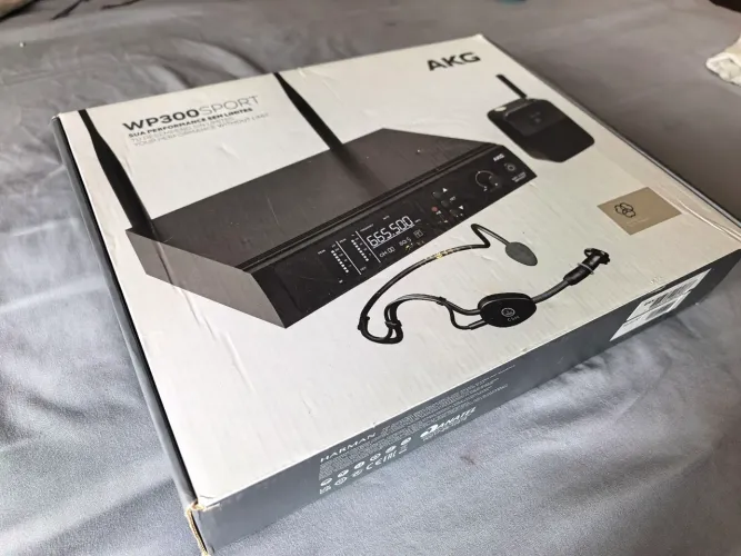 Microfone sem Fio Headset AKG WP300 Sport<br>