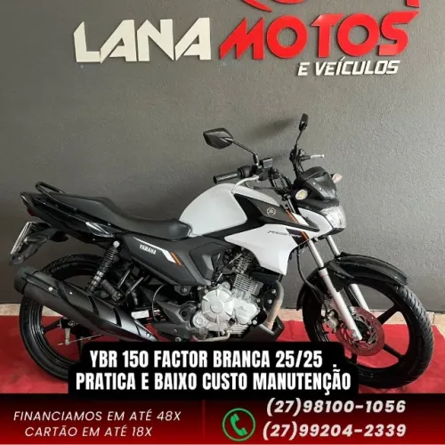 YBR150 FACTOR branca 25/25 - Ágil e muito econômica