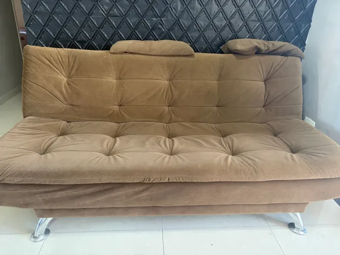 Sofá Cama Marrom