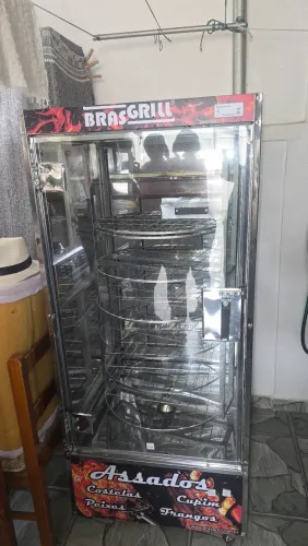 Maquina De Assar Frango E Carne Giratória 125kg Profissional