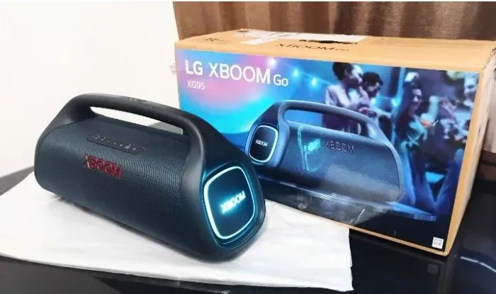 Caixa de som LG Xboom Bluetooth Leds novíssima embalagem