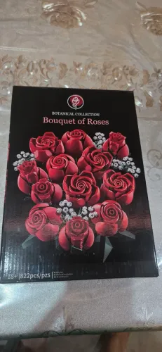 Lego buque de rosas bricsarts