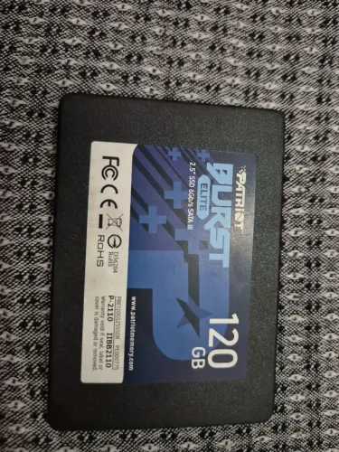 SSD 6Gb/s III 2,5" 120GB Burst Elite Patriot (chama no ZAP: *)