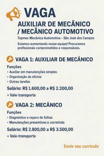 Vaga: Mecânico automotivo 