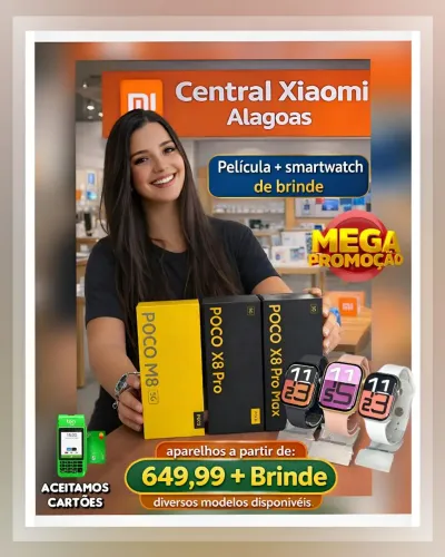 Xiaomi Poco X8 Pro Max, Poco M8, Redmi Note 15 e Diversos Modelos Disponíveis 