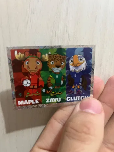 Figurinha da copa mascote