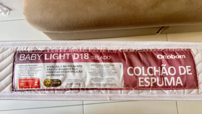 Colchão Ortobom Infantil Baby Light D18