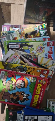 Lote gibis Disney Comics e turma da Mônica