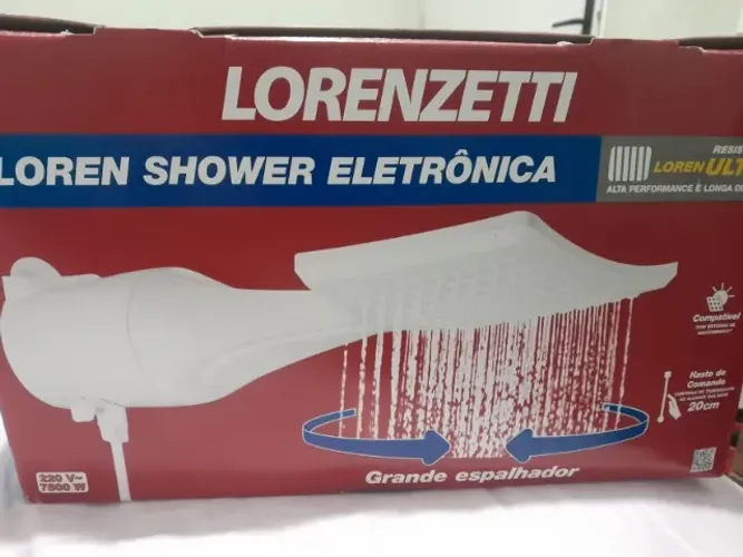 Chuveiro Ducha Lorenzetti Loren Shower Eletrônico Branco 220V
