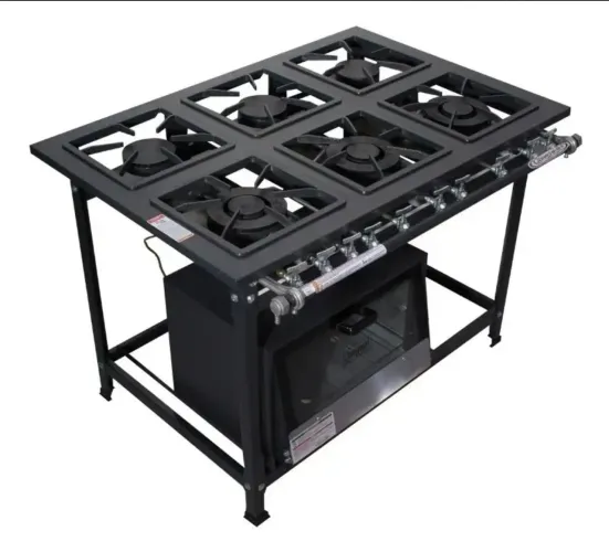 Fogão industrial com forno (10x s/juros)
