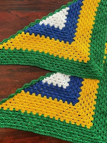 Bandana de crochê multiuso - João pessoa