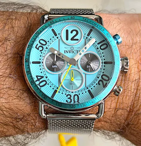 Relógio Invicta Speedway 50364 Azul Turquesa zerado, no plástico