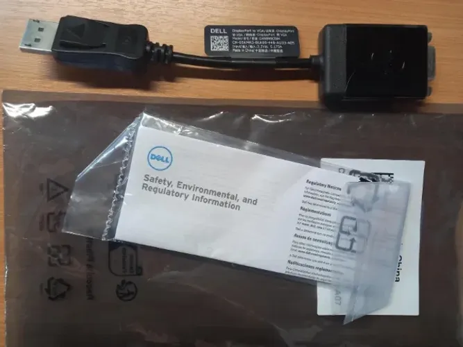 Adaptador Displayport Para Vga Dell Original Alta Qualidade