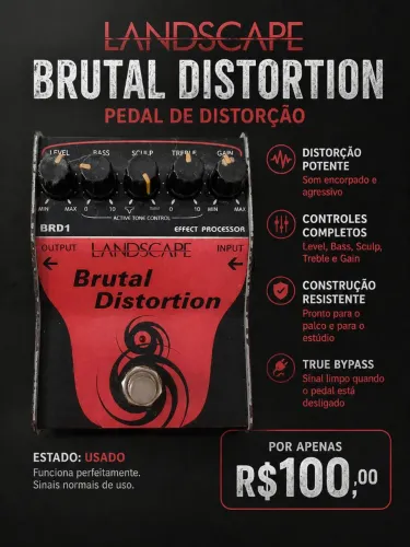 Pedal Brutal Distortion