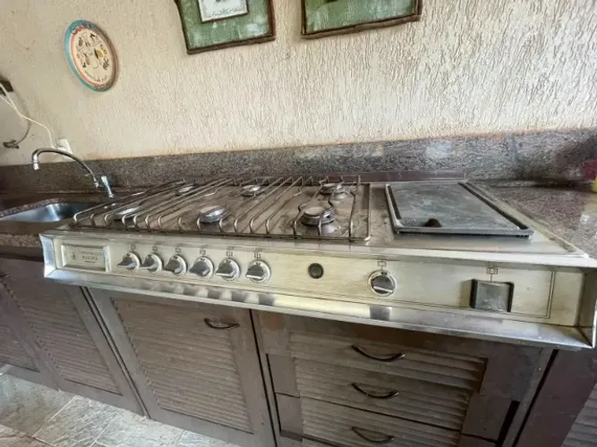 Cooktop a gás Continental 2001 Maxim's Giromagic vintage