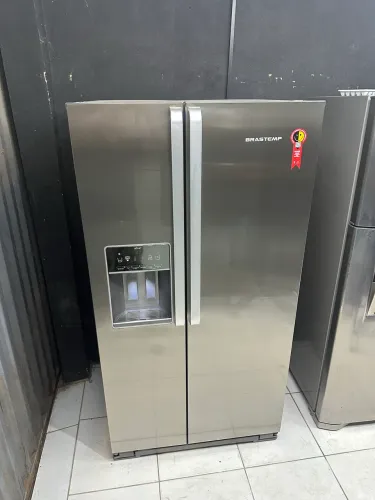 Geladeira Brastemp Side by side inox / entrega grátis