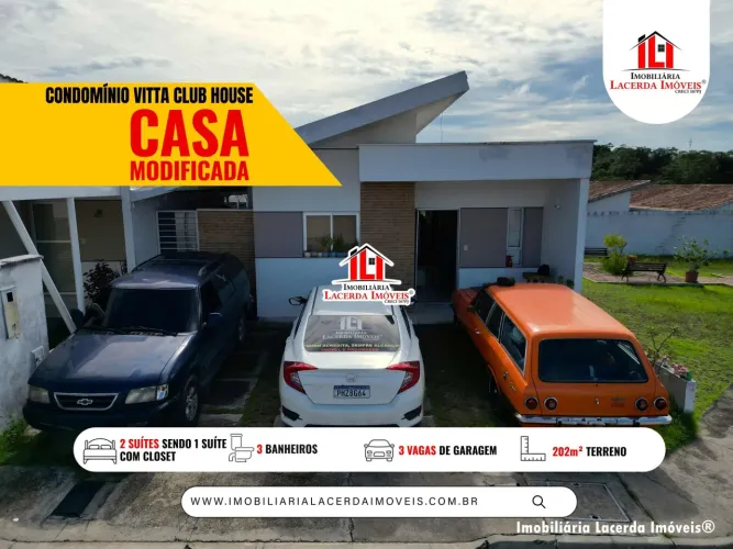 Vitta Club House, Casa Térrea 2 Suítes com Closet