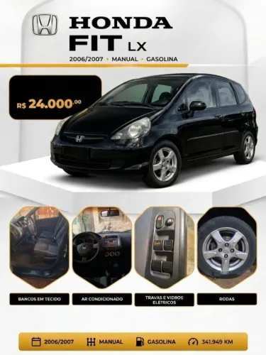 Honda Fit LX 1.4/ 1.4 Flex 8v/16v 5P Mec. 2007