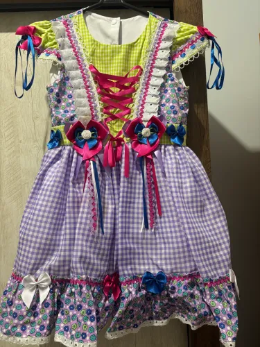 Roupa de quadrilha infantil 4 a 5 anos