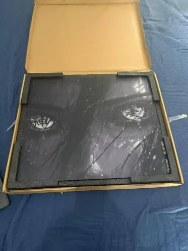 Mouse Pad de Vidro Titorion GLACIER 49x42 SPEED Silent Eyes