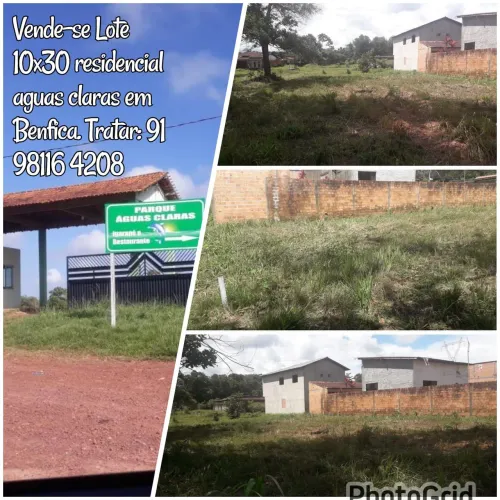 Vendo lote medindo 10x30, em Santa Maria de Benfica,tratar pelo fone *