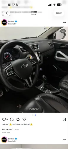 JAC T40 1.6 16V 5P Aut. 2019