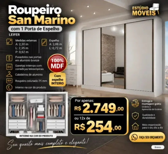 GUARDA ROUPA SAN MARINO