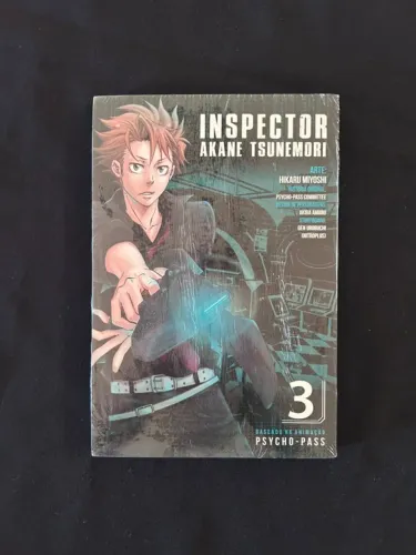 Mangá Psycho-Pass Inspector Akane Vol. 3 e 5