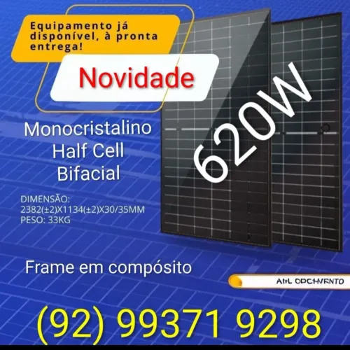 Placa solar 620W 