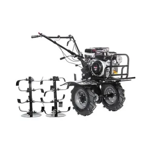 TRATORITO GASOLINA 7CV C/ENXADA ROTATIVA TOYAMA POSSUI ENXADAS E PNEUS