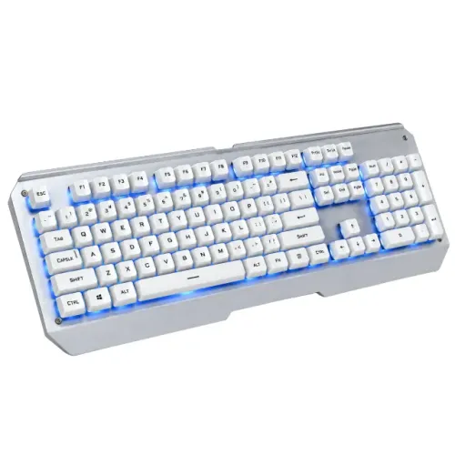 Teclado Gamer Sem Fio Led RGB Azul C/ Bateria Interna (Não usa pilha) - Recarregável