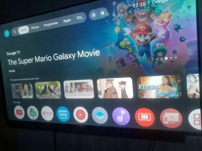 TV tcl, impecável.