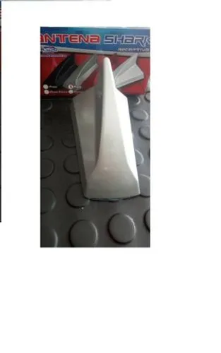 Antena Barbatana Shark Tubarão c sinal radio core vermelho preto Fosco Prata branco 