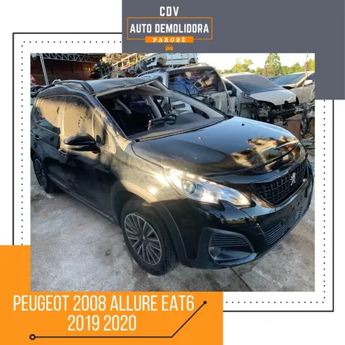 Sucata Peugeot 2008 Allure Eat6 2019 2020 Disponível para venda de peças