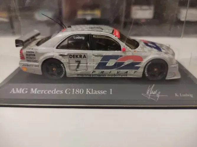 Mercedes Amg C180 Dtm Klaus Ludwig 1:43 Minichamps D2 Mini