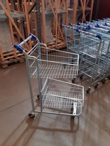 Carrinhos De Compras Supermercado Simples e Duplo
