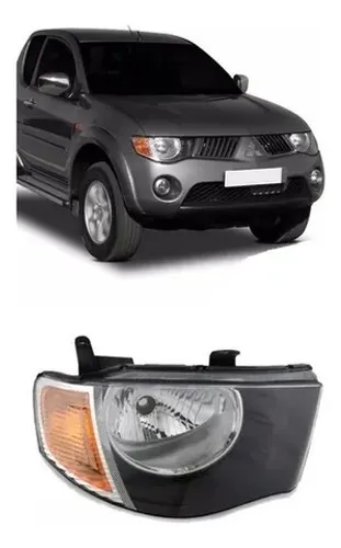 Farol Preto Pisca Ambar Triton L200 2009 A 2015