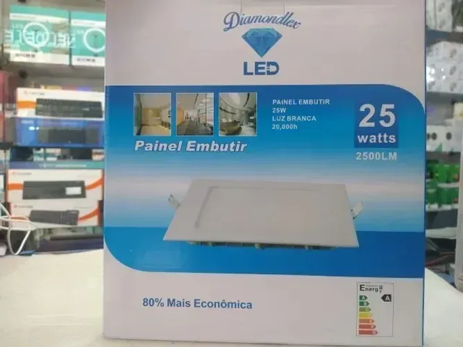Painel led 30x30 Anny Leds Embutir  (Honestidade e Qualidade Distribuidora JK Eletrônicos)