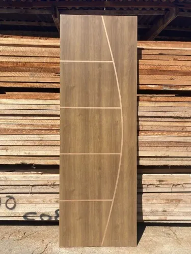 Porta Interna Mdf cor Imbuia - 60cm 70cm e 80cm
