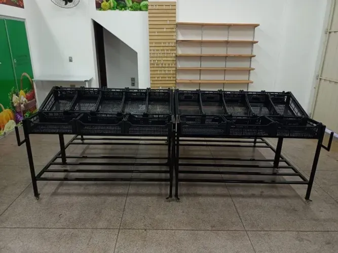 Expositor organizador de frutas e verduras