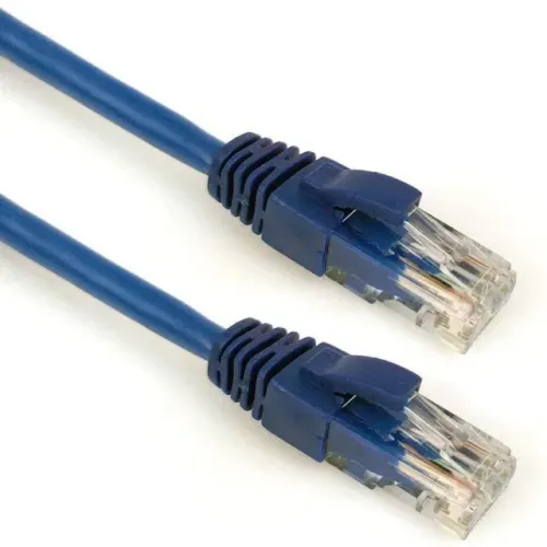 Cabo de Rede PlusCable CAT 6 10m RJ45 Azul  Patch Cord -Loja Coimbra Computadores 